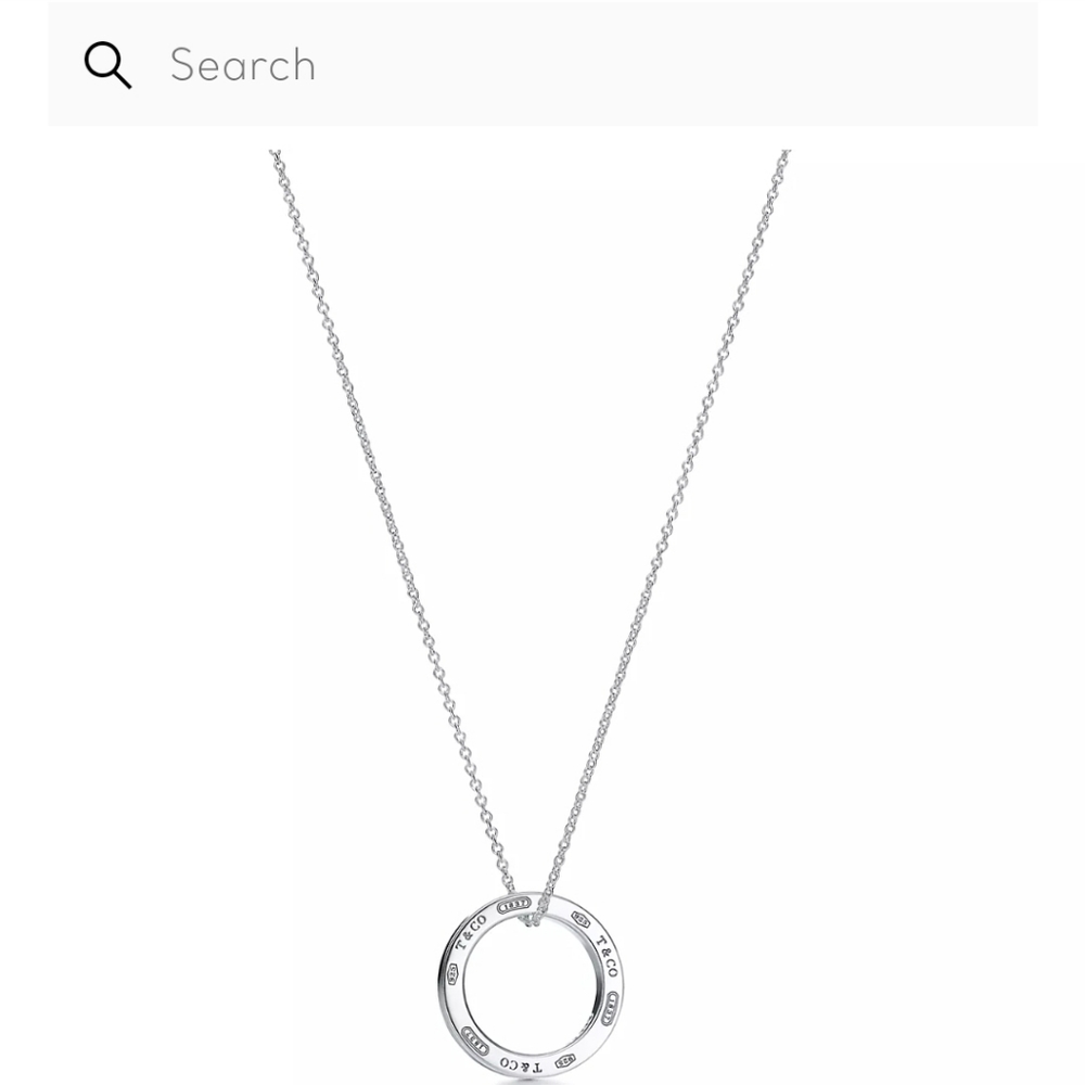 New! Tiffany's Circle Pendant